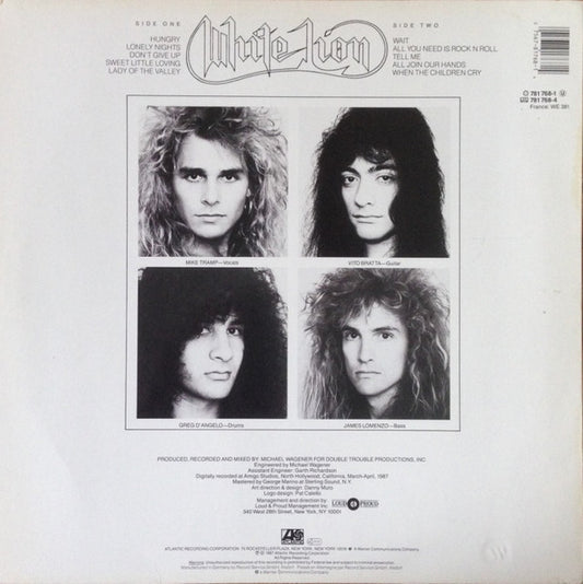 White Lion : Pride (LP, Album)