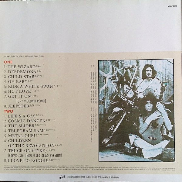 T. Rex / Marc Bolan : Cosmic Dancer (LP, Comp, RE)
