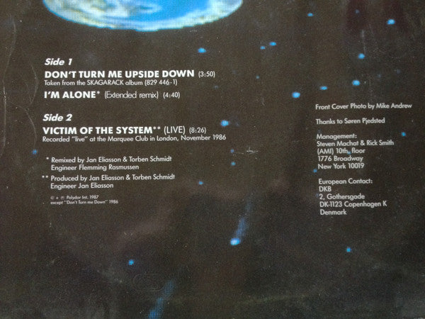 Skagarack : Don't Turn Me Upside Down (12")