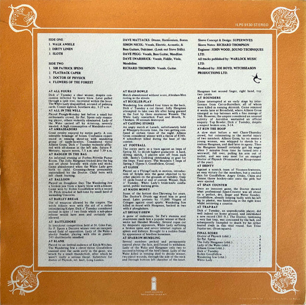 Fairport Convention : Full House (LP, Album, RP, Pin)