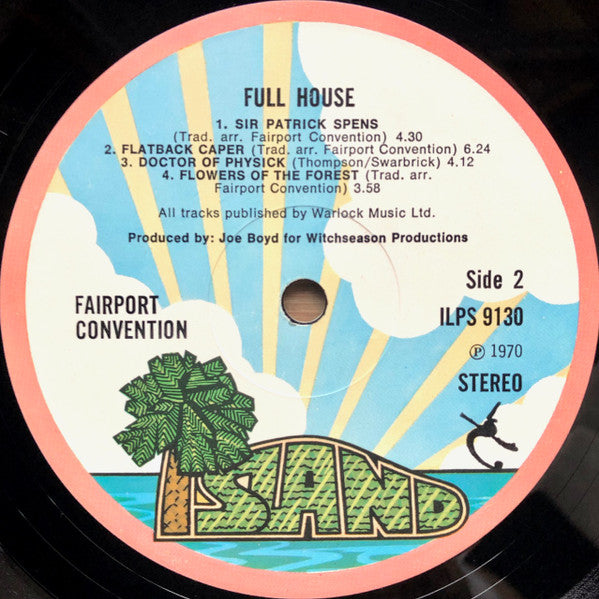 Fairport Convention : Full House (LP, Album, RP, Pin)