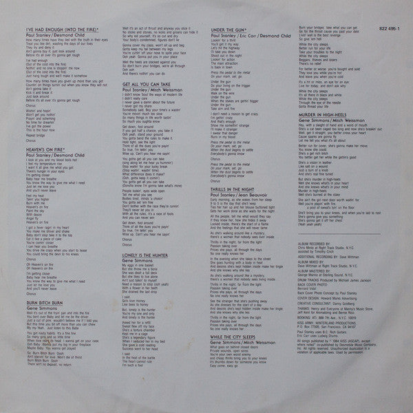 Kiss : Animalize (LP, Album)