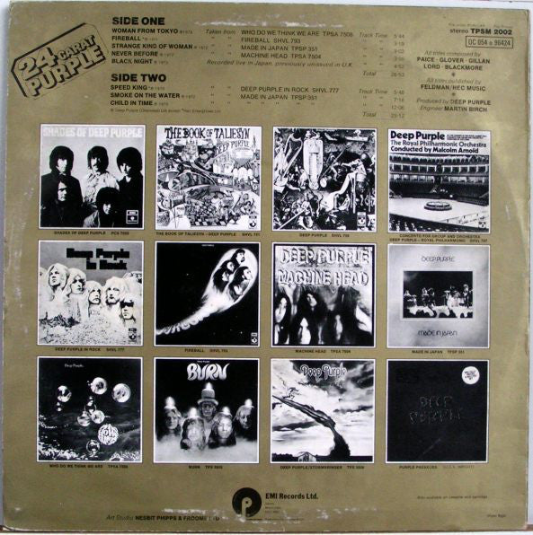 Deep Purple : 24 Carat Purple (LP, Comp)
