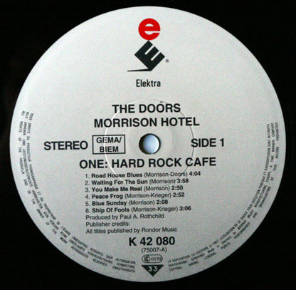 The Doors : Morrison Hotel (LP, Album, RE)