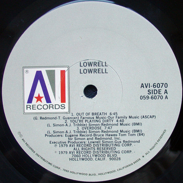 Lowrell Simon : Lowrell (LP, Album, PRC)