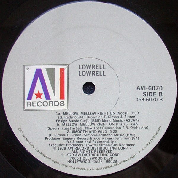 Lowrell Simon : Lowrell (LP, Album, PRC)