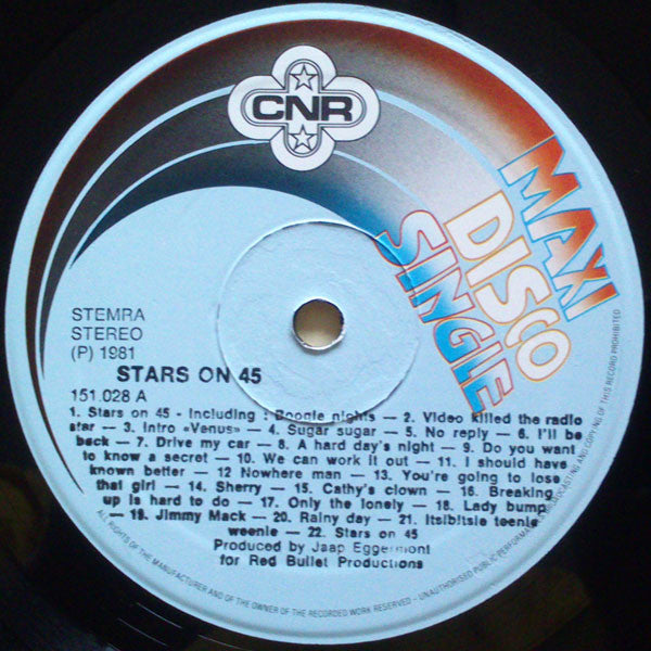 Stars On 45 : Stars On 45 (12", Maxi)