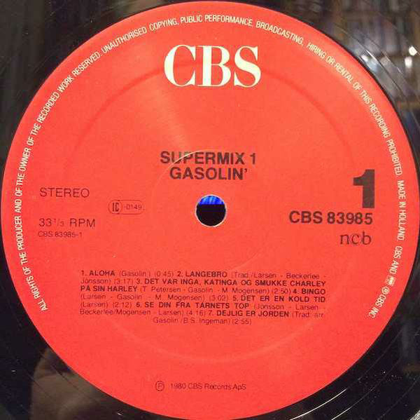 Gasolin' : Supermix 1 (LP, Comp, RE, Red)