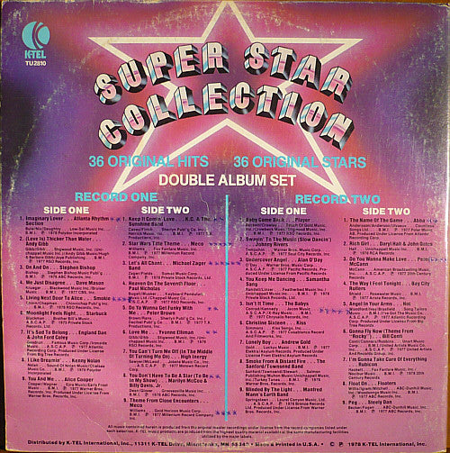 Various : Super Star Collection (2xLP, Comp)
