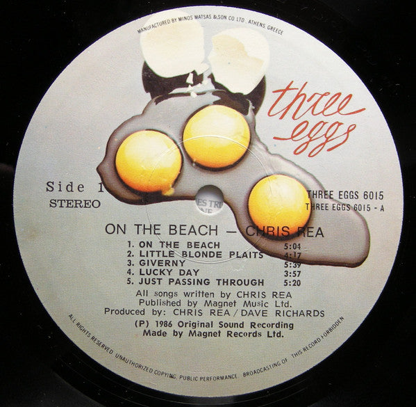 Chris Rea : On The Beach (LP, Album)