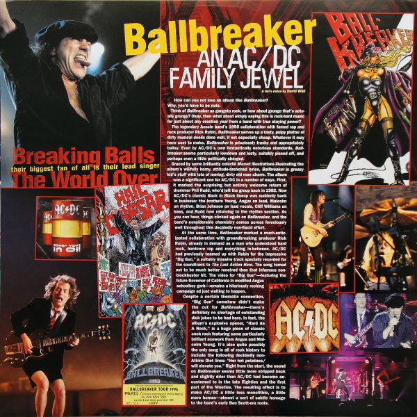 AC/DC : Ballbreaker (LP, Album, RE, RM, 180)