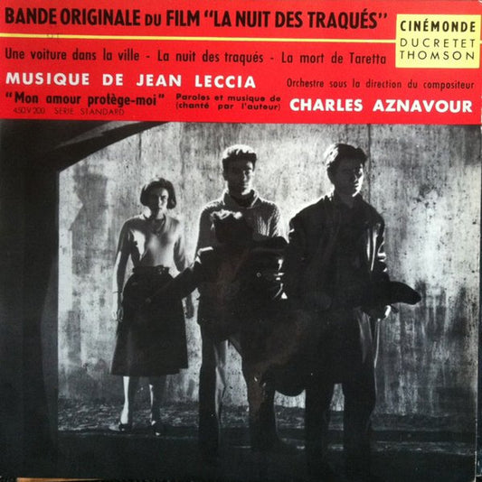 Jean Leccia - Charles Aznavour : La Nuit Des Traqués (7", EP)