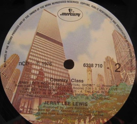 Jerry Lee Lewis : Country Class (LP, Album)