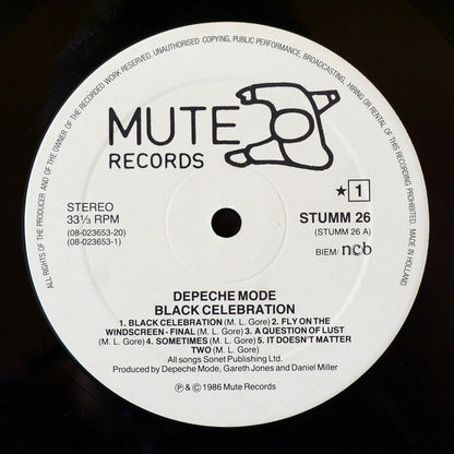 Depeche Mode : Black Celebration (LP, Album)