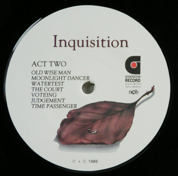 Inquisition (9) : Time Passenger (LP, Album, Gat)
