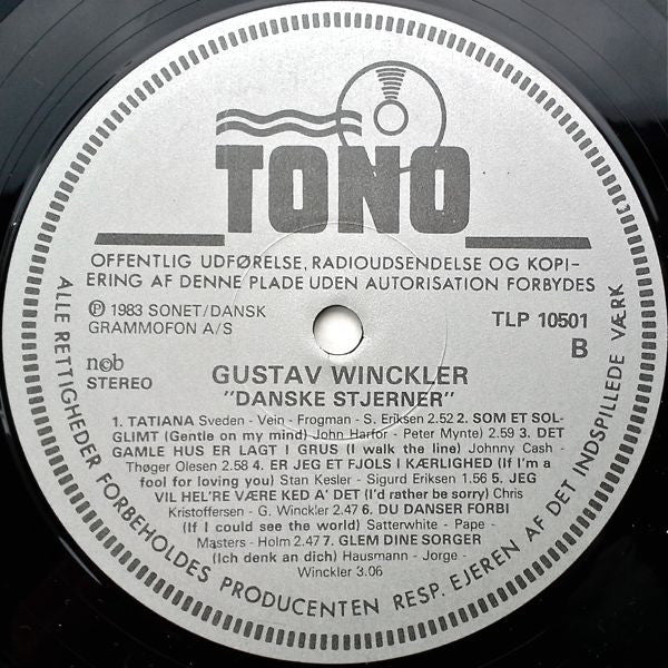 Gustav Winckler : Danske Stjerner Vol. 1 (LP, Comp)
