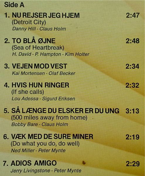 Gustav Winckler : Danske Stjerner Vol. 1 (LP, Comp)