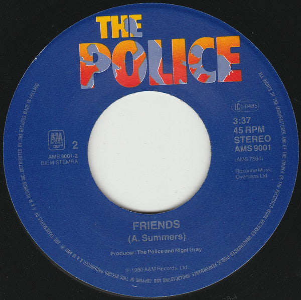 The Police : Don't Stand So Close To Me (7", Single, Sil)