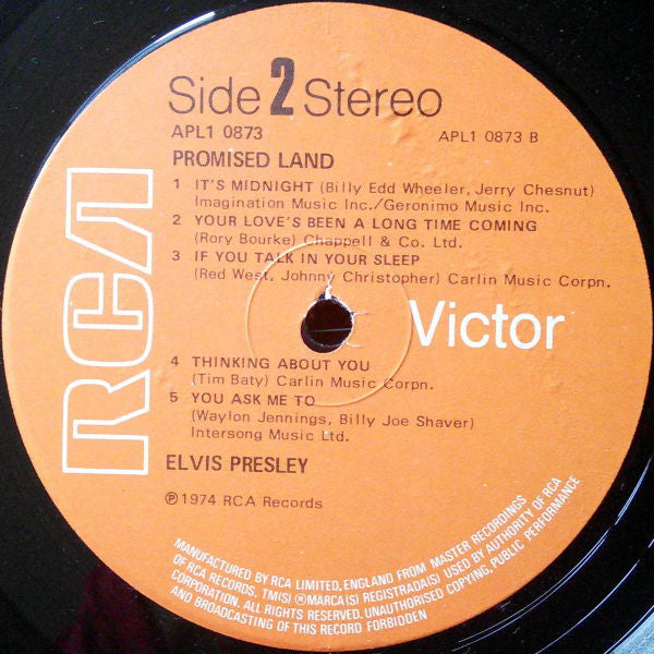 Elvis* : Promised Land (LP, Album)