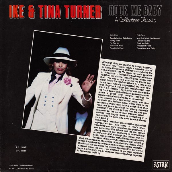 Ike & Tina Turner : Rock Me Baby: A Collector's Classic (LP, Comp)