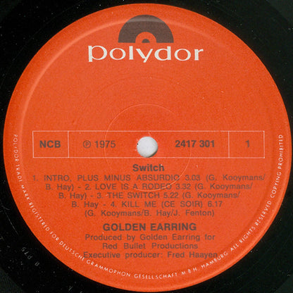 Golden Earring : Switch (LP, Album)