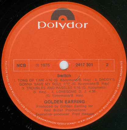 Golden Earring : Switch (LP, Album)