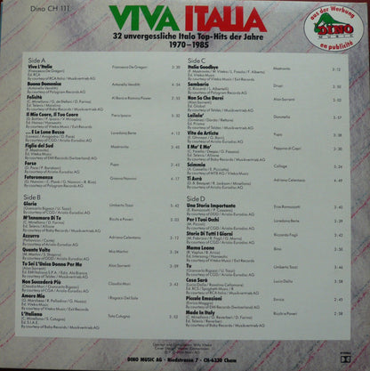 Various : Viva Italia  (2xLP, Comp)