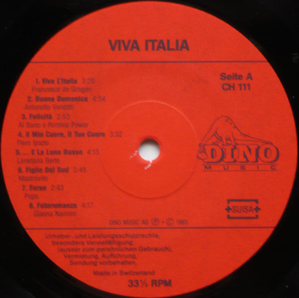 Various : Viva Italia  (2xLP, Comp)