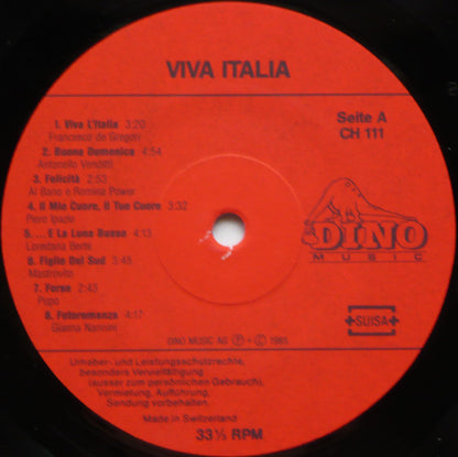 Various : Viva Italia  (2xLP, Comp)