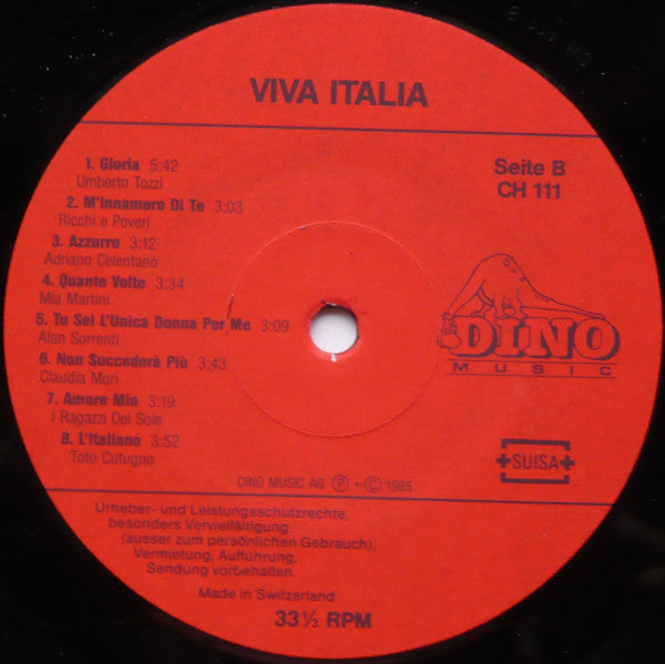 Various : Viva Italia  (2xLP, Comp)