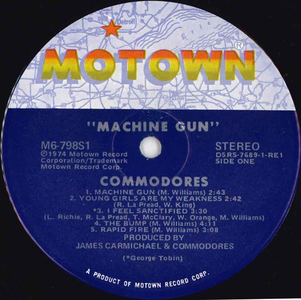 Commodores : Machine Gun (LP, Album, Ind)