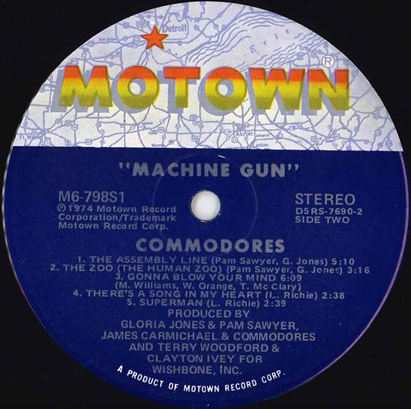 Commodores : Machine Gun (LP, Album, Ind)