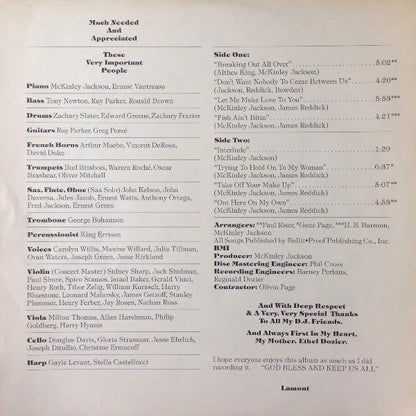 Lamont Dozier : Out Here On My Own (LP, Album, San)