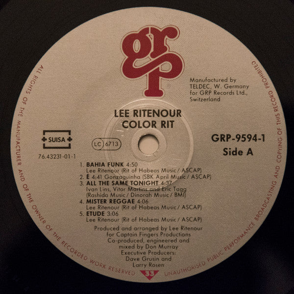 Lee Ritenour : Color Rit (LP, Album)