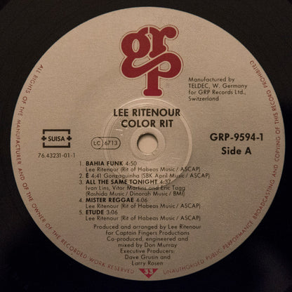 Lee Ritenour : Color Rit (LP, Album)