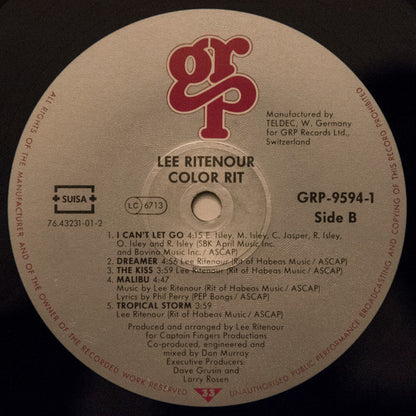 Lee Ritenour : Color Rit (LP, Album)