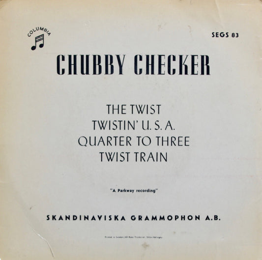 Chubby Checker : The Twist (7", EP)