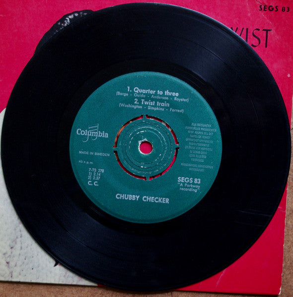 Chubby Checker : The Twist (7", EP)