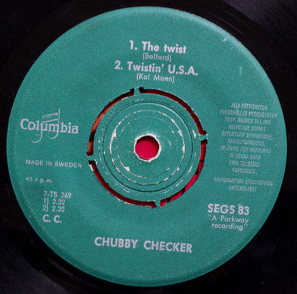 Chubby Checker : The Twist (7", EP)