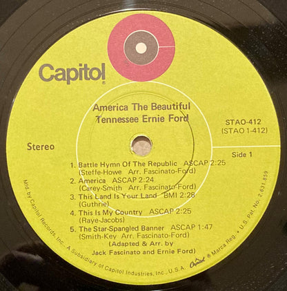 Tennessee Ernie Ford : America The Beautiful (LP, Album, Gat)
