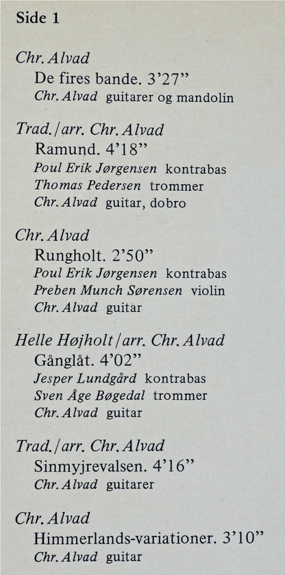 Christian Alvad : Svingkontra (LP)