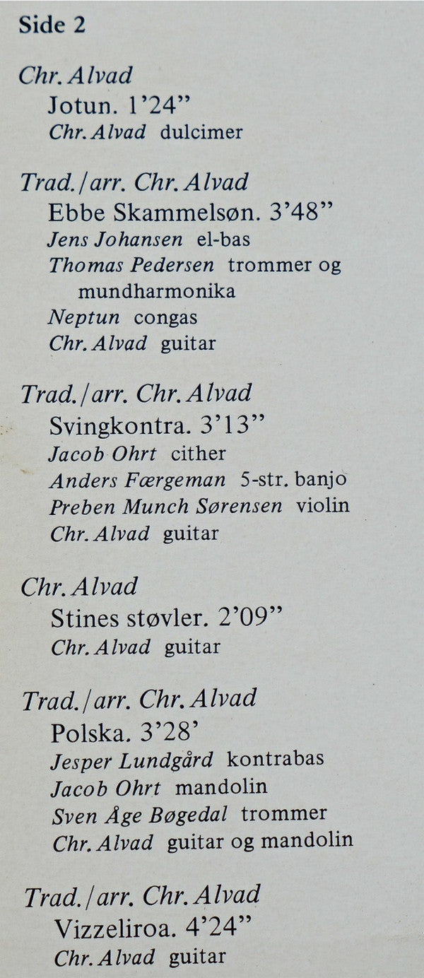 Christian Alvad : Svingkontra (LP)