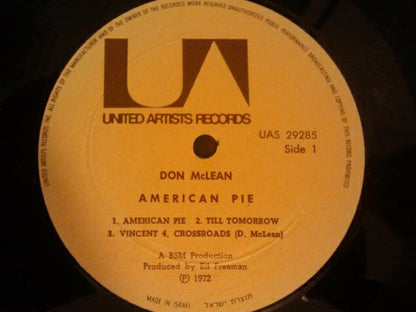 Don McLean : American Pie (LP, Album)