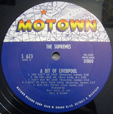 The Supremes : A Bit Of Liverpool (LP, Album)