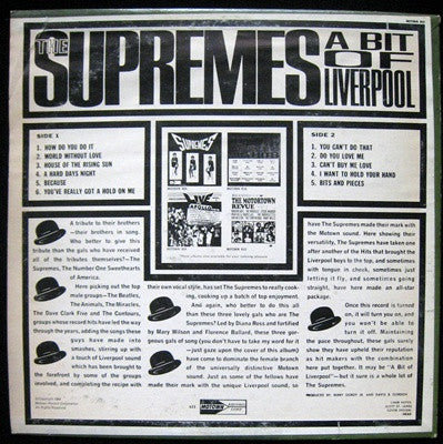 The Supremes : A Bit Of Liverpool (LP, Album)