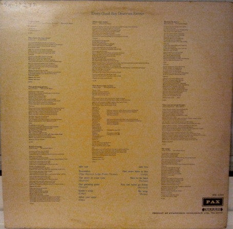 The Moody Blues : Every Good Boy Deserves Favour (LP, Album)