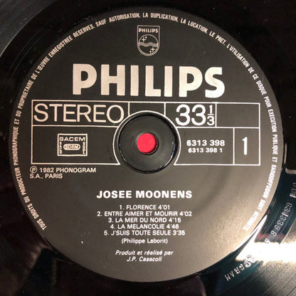 Josée Moonens : Florence (LP, Album)