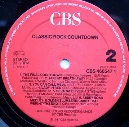 The London Symphony Orchestra* : Classic Rock Countdown (LP, Album)