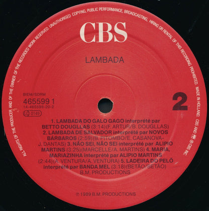 Various : Lambada (2xLP, Comp, Gat)