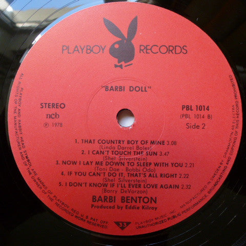 Barbi Benton : Barbi Doll (LP, Album, RE)